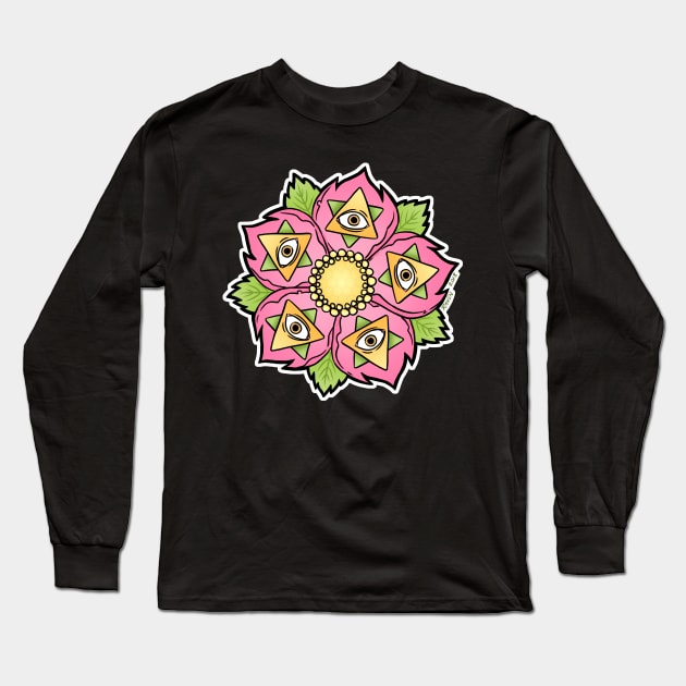 Weird Rose Long Sleeve T-Shirt by Raven's Random